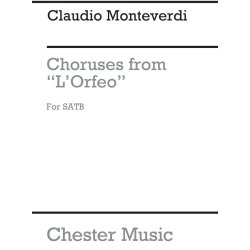 Monteverdi: Choruses From L'Orfeo (Malipiero) for SATB Chorus