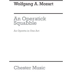 Mozart, Wa An Operatick Squabble Or Impressario Perplext Piano Duet