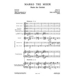 Thea Musgrave: Marko The Mister - Score/Parts