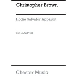 Christopher Brown: Hodie Salvator Apparuit for SATB Chorus With Soli