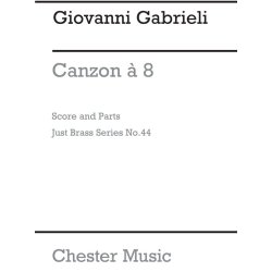 Giovanni Gabrieli: Canzon - Brass Octet (Just Brass No.44)