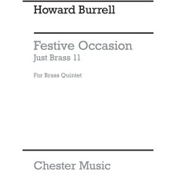Howard Burrell: Festive Occasion For Brass Quintet - Score/Parts (Just Brass No.11)