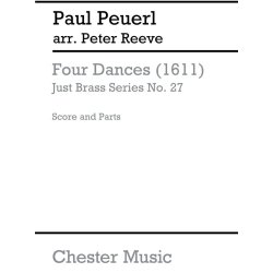 Paul Peuerl: Four Dances - Brass Quartet (Just Brass No.27)