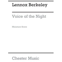 Lennox Berkeley: Voices Of The Night Op.86 for Orchestra (Miniature Score)