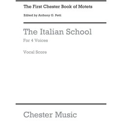 The Chester Book Of Motets Vol. 1: The Italian School For 4 Voices