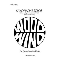 Saxophone Solos Volume 2 E Flat Alto Saxophone