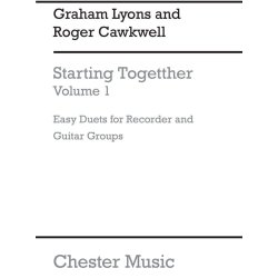Lyons: Starting Together Volume 1 for Recorder and Guitar