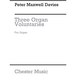 Peter Maxwell Davies: Three Organ Voluntaries