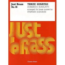 Domenico Scarlatti: 3 Sonatas  - Brass Quintet (Just Brass No.36)
