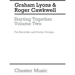 Starting Together Easy Duets For Recorder And Guitar Groups Volume 2