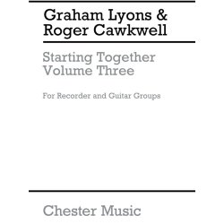 Starting Together Easy Duets For Recorder And Guitar Groups Volume 3