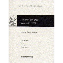 Des Prez: Missa Pange Lingua