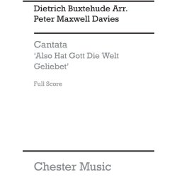 Peter Maxwell Davies And Buxtehude: Cantata - Also Hat Gott Die Welt Geliebet