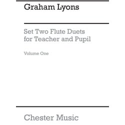 Graham Lyons: Set Two Flute Duets For Teacher And Pupil Volume 1