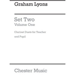 Graham Lyons: Set Two - Clarinet Duets For Teacher And Pupil Volume 1