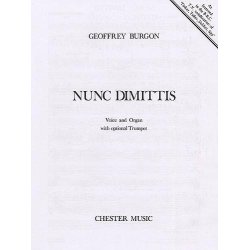 Geoffrey Burgon: Nunc Dimittis (Voice/Organ)