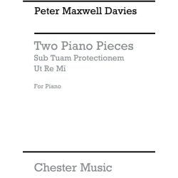Peter Maxwell Davies: Two Piano Pieces