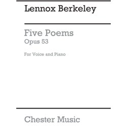 Lennox Berkeley: Five Poems Op.53