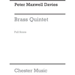Peter Maxwell Davies: Brass Quintet Study Score