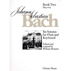 J.S. Bach: Six Sonatas For Flute And Keyboard Book Two Nos. 4-6