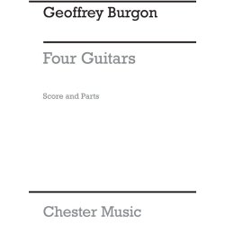 Burgon: Four Guitars (Score and Parts)