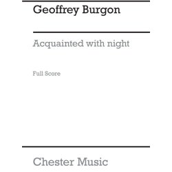 Burgon: Acquainted With Night