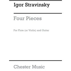 Igor Stravinsky: Four Pieces (Flute and Guitar)