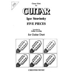 Igor Stravinsky: Five Pieces For Guitar Duet