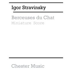 Igor Stravinsky: Berceuses Du Chat (Miniature Score)