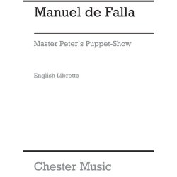 De Falla: El Retablo De Maese Pedro (Libretto in English)