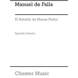 De Falla:  El Retablo De Maese Pedro (Spanish Edition)