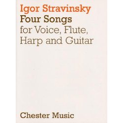 Igor Stravinsky: 4 Songs (Score)