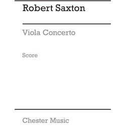 Robert Saxton: Viola Concerto (Full Score)