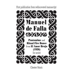Manuel De Falla: Pantomime And Ritual Fire Dance (Score)