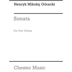 H. M. Gorecki: Sonata For Two Violins Op.10