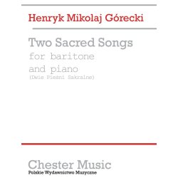 H. M. Gorecki: Two Sacred Songs