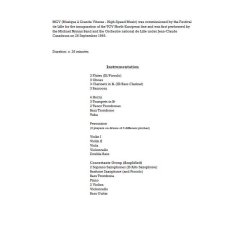 Michael Nyman: MGV (Musique A Grande Vitesse) - Study Score