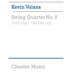 Kevin Volans: String Quartet No. 2 Hunting: Gathering (Score)