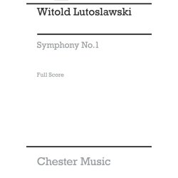 Witold Lutoslawski: Symphony No. 1 Full Score