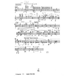 Benedict Mason: String Quartet No1 (Set of Parts)