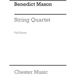 Benedict Mason: String Quartet No1 (Score)