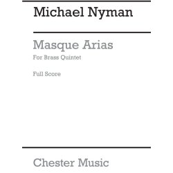 Michael Nyman: Masque Arias For Brass Quintet (Score)