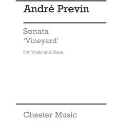 Andre Previn: Sonata For Violin And Piano 'Vineyard'