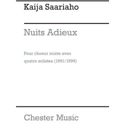 Kaija Saariaho: Nuits Adieux (SATB)