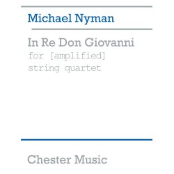 Nyman: In Re Don Giovanni For (Amplified) String Quartet (Score)