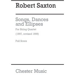Robert Saxton: Songs, Dances And Ellipses (Score)