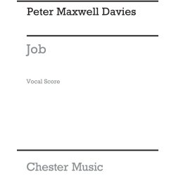 Peter Maxwell Davies: Job (Vocal Score)