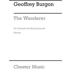 Geoffrey Burgon: The Wanderer for Clarinet Quintet (Score)