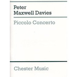 Peter Maxwell Davies: Piccolo Concerto (Study Score)