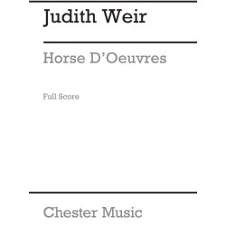Judith Weir: Horse D'oeuvres (Full Score)